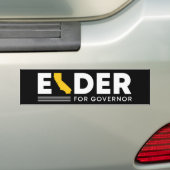 Ouder dan gouverneur bumpersticker (Op auto)