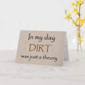 Ouder dan stof kaart (Gele Bloem)