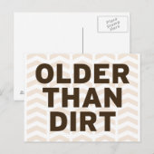 Ouder dan vuil briefkaart (Voorkant / Achterkant)