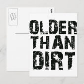 Ouder dan vuil briefkaart (Voorkant / Achterkant)