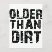 Ouder dan vuil briefkaart (Voorkant)