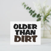 Ouder dan vuil briefkaart (Staand voorkant)