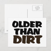Ouder dan vuil briefkaart (Voorkant / Achterkant)