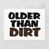 Ouder dan vuil briefkaart (Voorkant)
