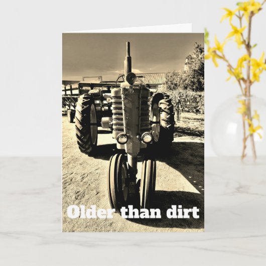 Ouder dan Vuil Kaart (Gele Bloem)