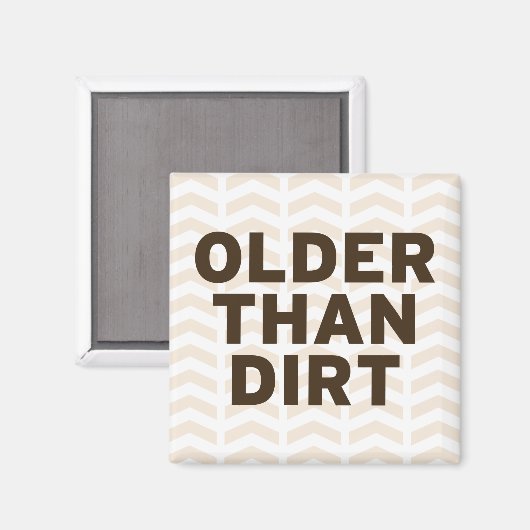 Ouder dan vuil magneet (Voorkant / Achterkant)