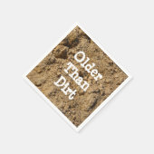 Ouder dan vuil papier Cocktail Napkin Servetten (Hoek)