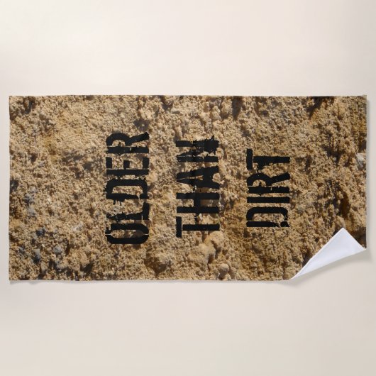 Ouder dan vuil strandlaken (Voorkant)