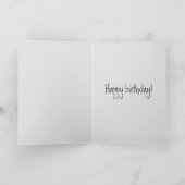 Ouder dier verjaardagskaart krijgen kaart (Binnen)