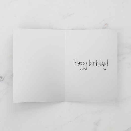 Ouder dier verjaardagskaart krijgen kaart (Binnen)