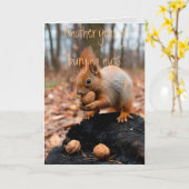 Ouder dier verjaardagskaart krijgen kaart (Gele Bloem)