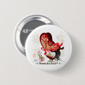 OUDER EN KIND (remake) Ronde Button 5,7 Cm (Voorkant /achterkant)