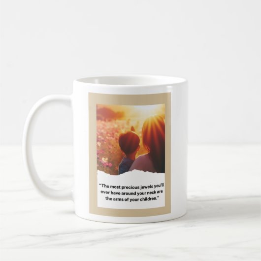 Ouder- en kindbinding met prijsopgave koffiemok (Links)
