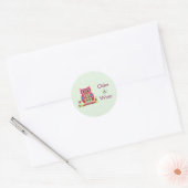 Ouder en ouder ronde sticker (Envelop)
