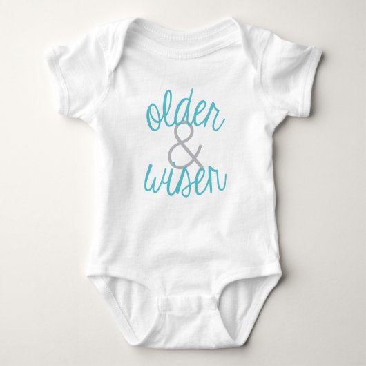 Ouder en wijzer Boy Twin Big Brother Shirt (Voorkant)