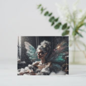 Ouder Fairy Verveeld in het Bad Briefkaart (Staand voorkant)