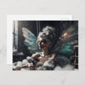 Ouder Fairy Verveeld in het Bad Briefkaart (Voorkant / Achterkant)