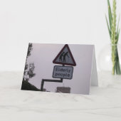 Ouder het worden kaart (Voorkant)