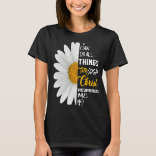 OUDER Ik kan alle dingen doen via Christus die ops T-shirt