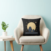 Ouder Kind Astronaut Hand in Hand Volle Maan Kussen (Stoel)