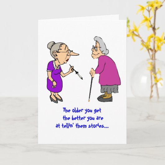 Ouder krijgt u… Verjaardag Kaart (Gele Bloem)