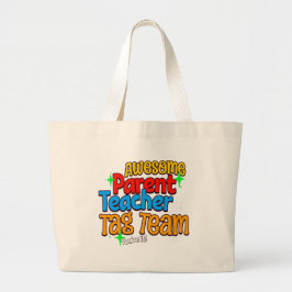 Ouder Leraar LABEL TEAM School Grote Tote Bag