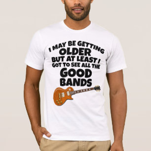 OUDER MAAR HEB DE GOEDE BANDS T-SHIRTS TE ZIEN