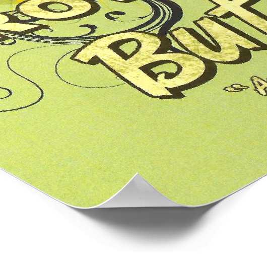 Ouder, maar niet omhoog. Vrede! Poster (Hoek)