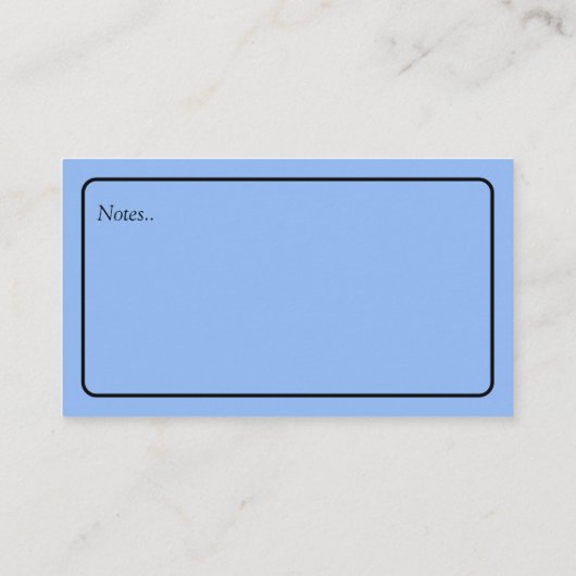 Ouder, Mam Contact Visitekaartje (Achterkant)