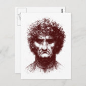 ouder man briefkaart (Voorkant / Achterkant)