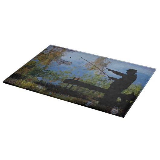 Ouder Man Gevist Ouderdomssnijplank Snijplank (Hoek)