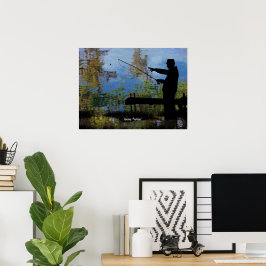 Ouder Man Gevist PensioenPoster Poster