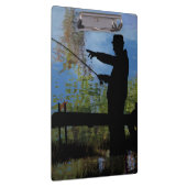 Ouder Man Gevist Retirement Klembord (Rechts)