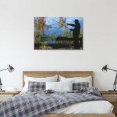 Ouder Man Vist Afdrukken van pensioencanvas (Insitu (Slaapkamer))