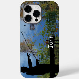 Ouder Man Vist iPhone/iPad case
