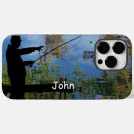 Ouder Man Vist iPhone/iPad case