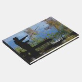 Ouder Man Vist Ouderdomskistorboek Gastenboek (Hoek)