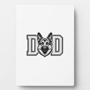 Ouder met Duitse Herders T-Shirt Ontwerp_1 Fotoplaat