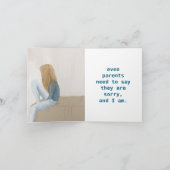 OUDER NAAR KIND - SORRY KAART (Binnen)