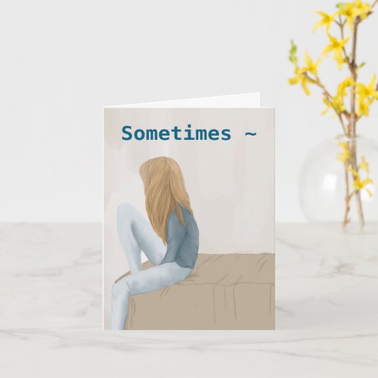 OUDER NAAR KIND - SORRY KAART (Gele Bloem)