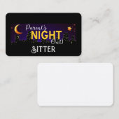 Ouder Nachtoppas Visitekaartje (Voorkant / Achterkant)