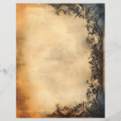 Ouder perkament papier sierrand (Achterkant)