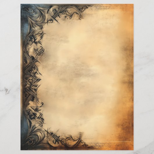 Ouder perkament papier sierrand (Voorkant)
