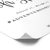 Ouder Tip Pot Bord Minimalistische Calligrafie Poster (Hoek)