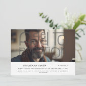 Ouder tot in de perfectie foto man jarig kaart (Staand voorkant)