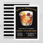 Ouder tot in de perfectie, ouderwets verjaardagsfe kaart (Voorkant / Achterkant)