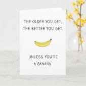 Ouder u krijgt Beter u krijgt (Grappig) Kaart (Gele Bloem)