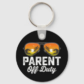 Ouder van dienst zonnebril laatste dag van de scho sleutelhanger (Voorkant)