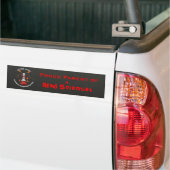 Ouder van Mad Scientist Bumpersticker (Op Truck)