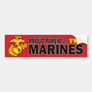 Ouder van Meervoudige Mariniers Bumpersticker